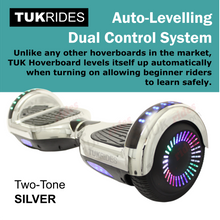 Load image into Gallery viewer, TUK HOVERBOARD SILVER